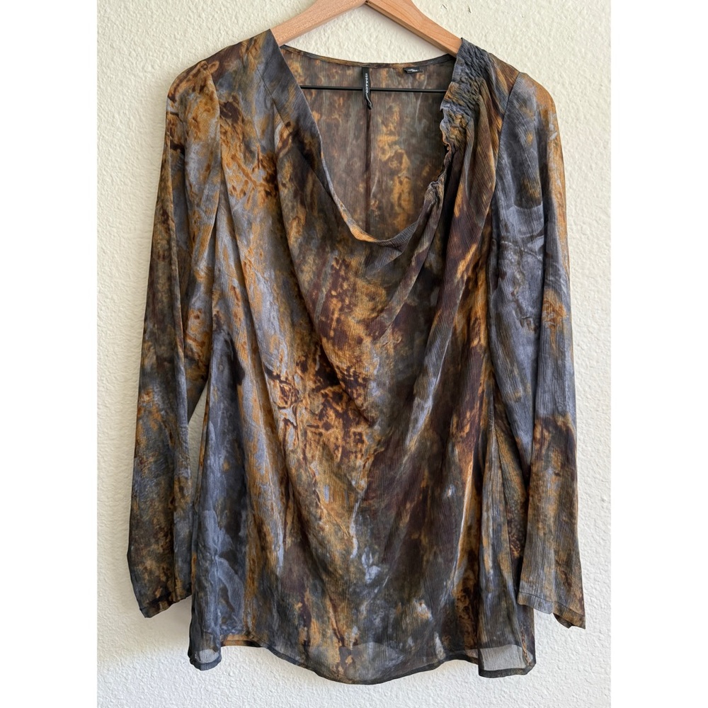 ISDA & CO 100% silk Elegant Multicolor Women's Top-size M